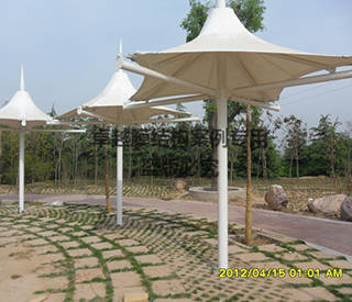 鄭州森林公園景觀膜結(jié)構小傘