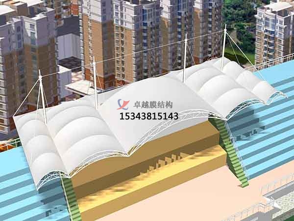 吳忠市體育場膜結(jié)構罩棚/籃球、羽毛球、網(wǎng)球場地設計【公司直銷】?? ?