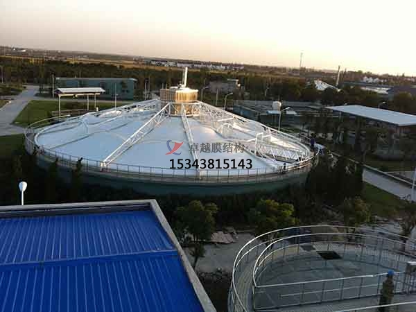 十堰市污水池反封閉罩棚設(shè)計(jì)施工、案例圖片 ?
